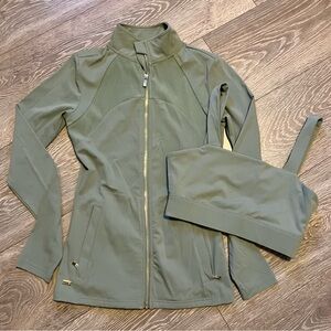 Lune Active River Running Jacket & Sports Bra Set - Size Small